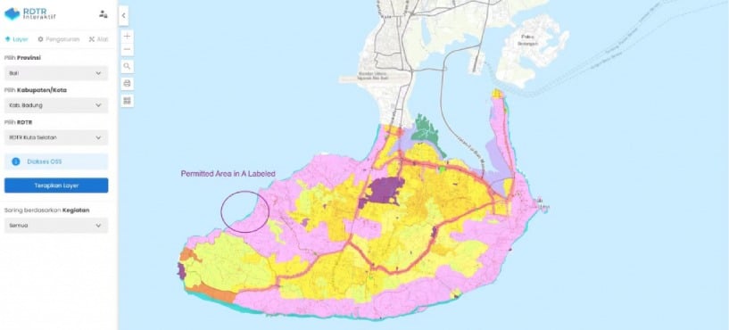 Understanding Land Zoning Colors in Bali: Green, Yellow, Red, and More ...